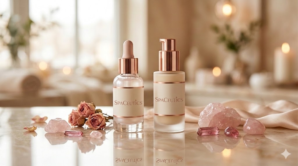 SPACEUTICS best-selling serums with crystals